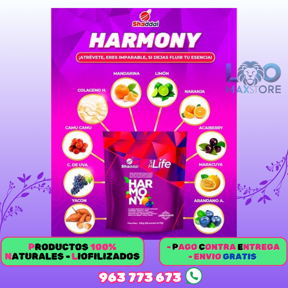 🤩HARMONY COLÁGENO HIDROLIZADO -  PREVIENE LA OSTEOPOROSIS🕺